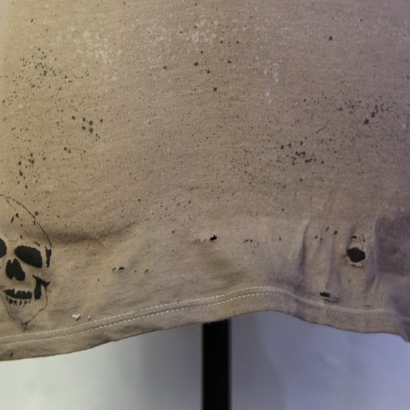 Punk Girl Shirt Handmade Distressed Destroyed - Picture 2 of 4